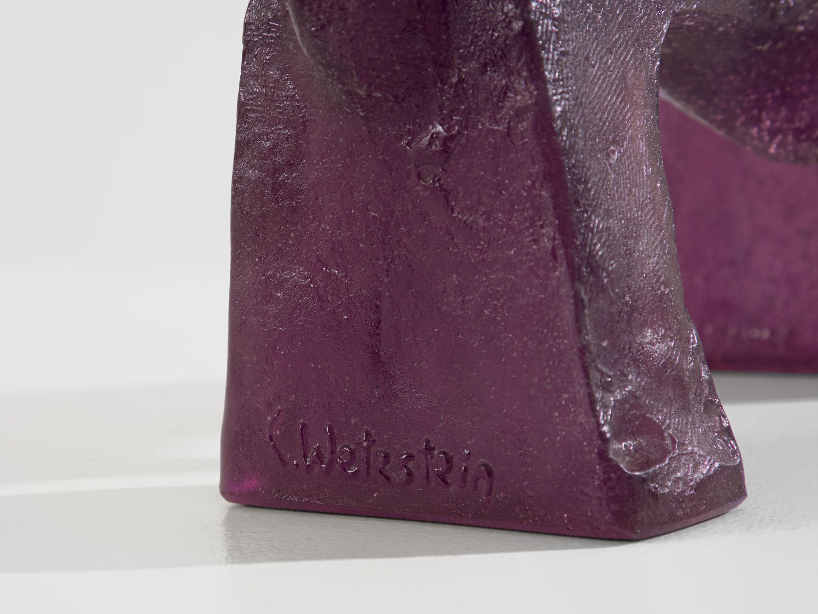 Glass Paste Sculpture Claude Wetzstein For Daum Circa 1970 photo vintage