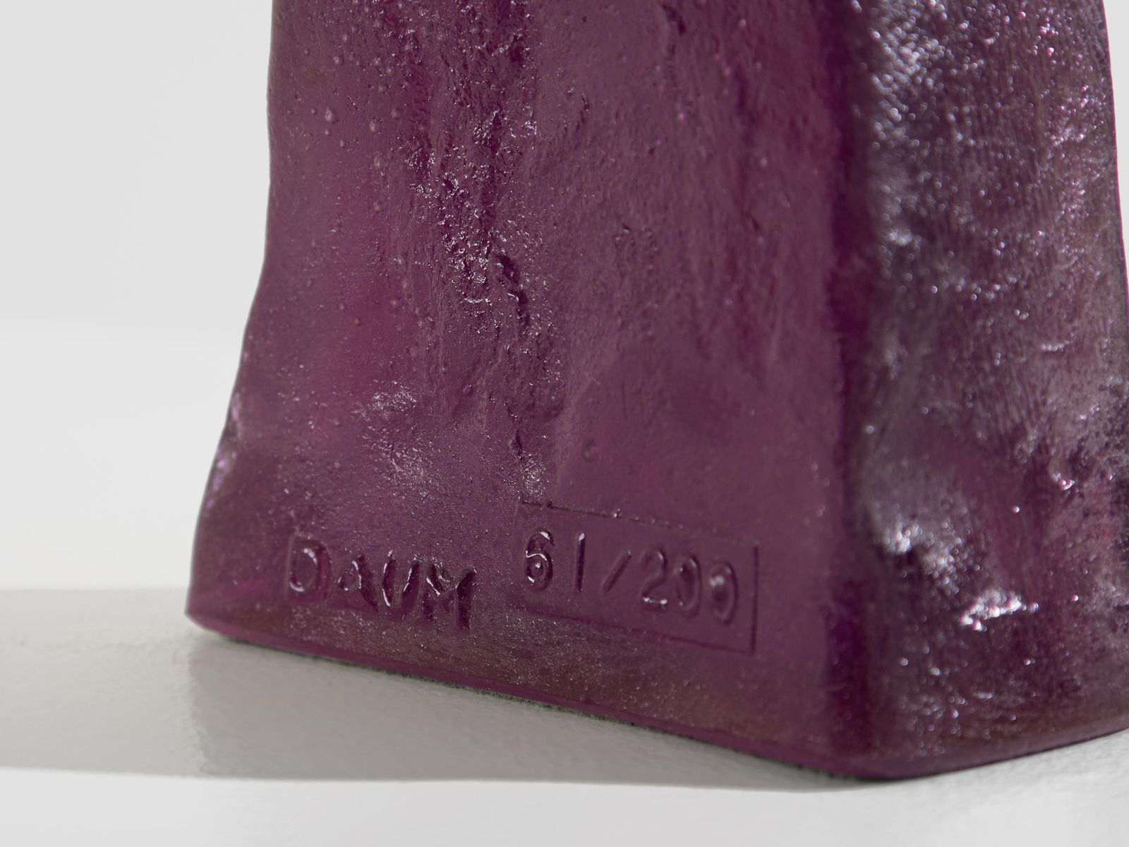photo furniture Glass Paste Sculpture Claude Wetzstein For Daum Circa 1970