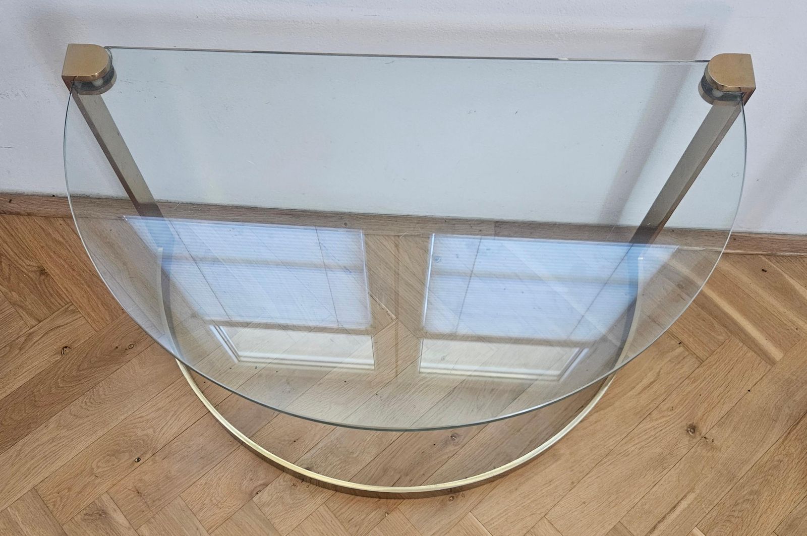 Zeldzame mid-century zij- of salontafel, Friedrich Moller voor Ronald Schmitt, jaren 1970 photo for sale