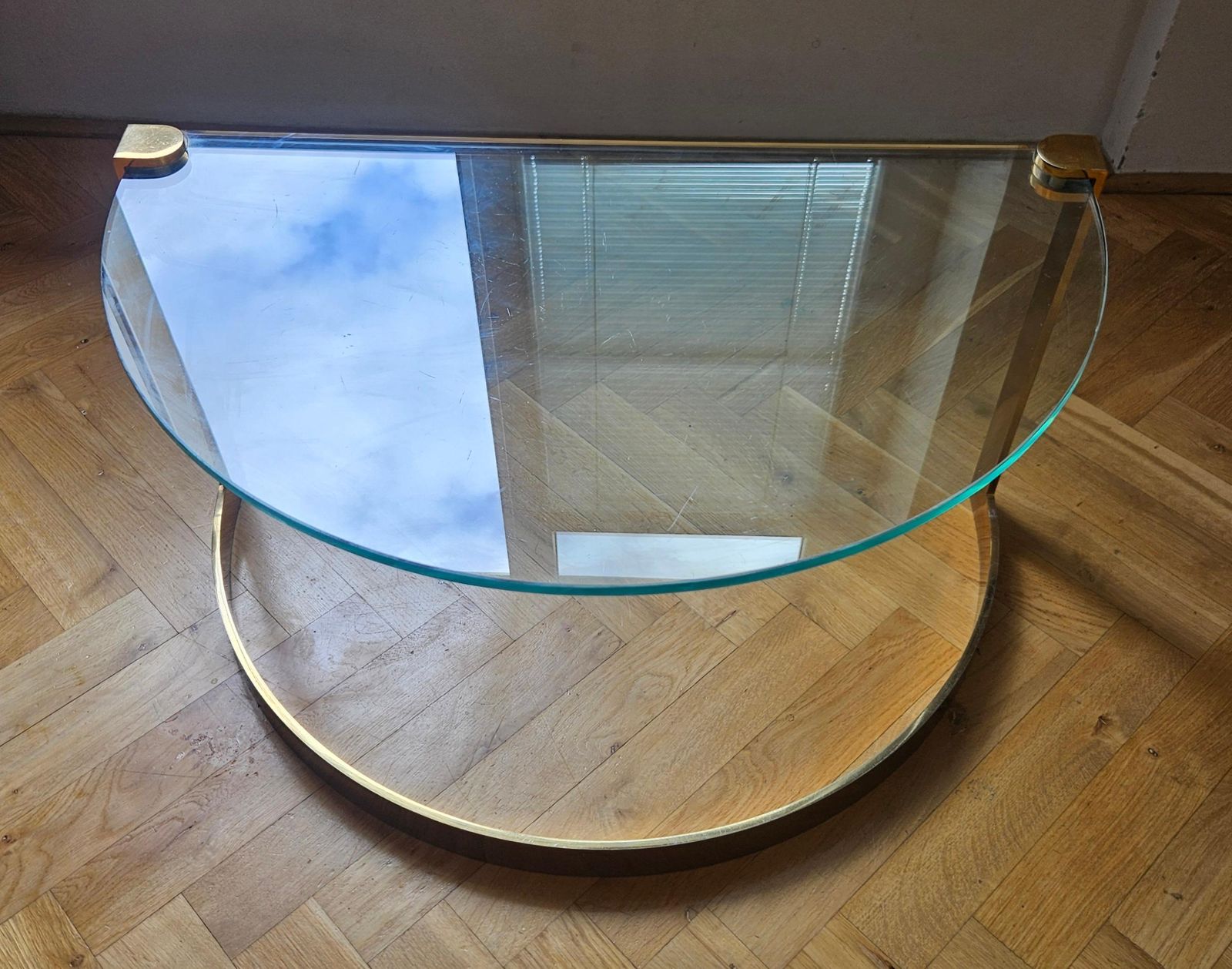 Zeldzame mid-century zij- of salontafel, Friedrich Moller voor Ronald Schmitt, jaren 1970 photo 731.0