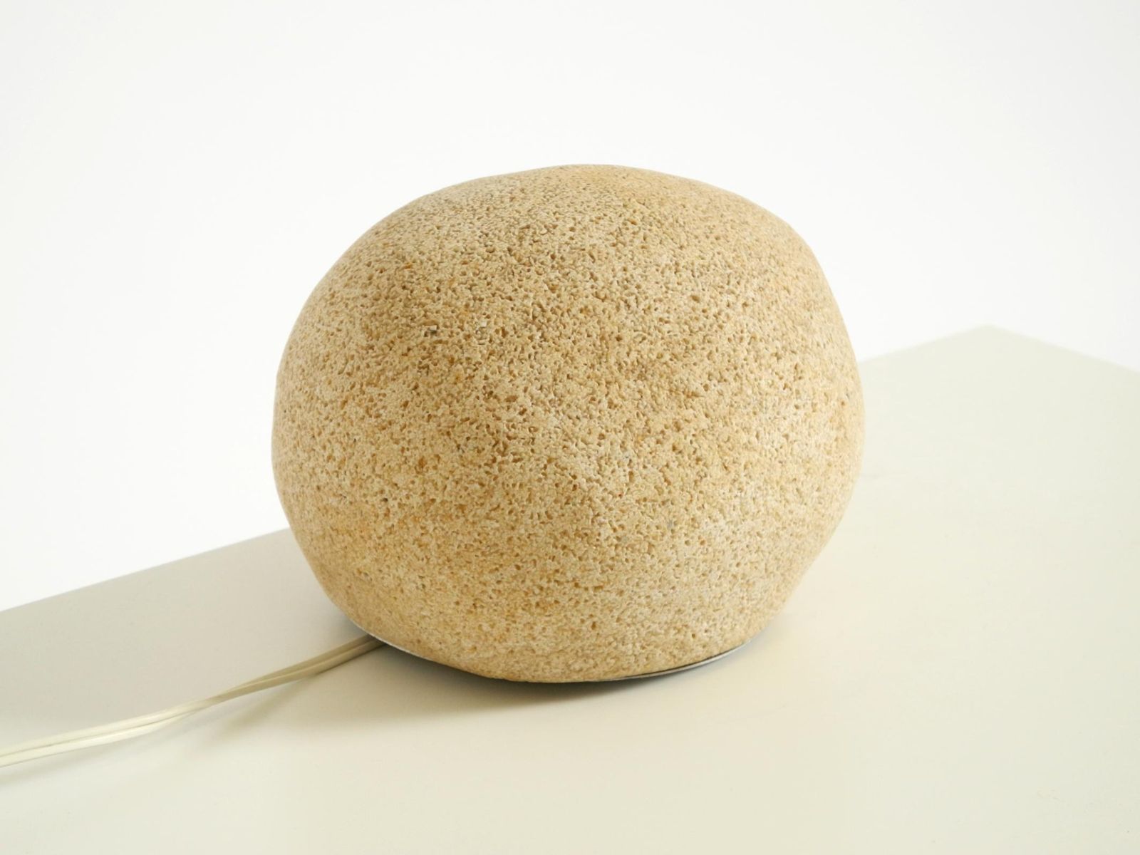 Lighting Original 1970s Moon Rock Table Lamp By André Cazenave For Tecta photo
