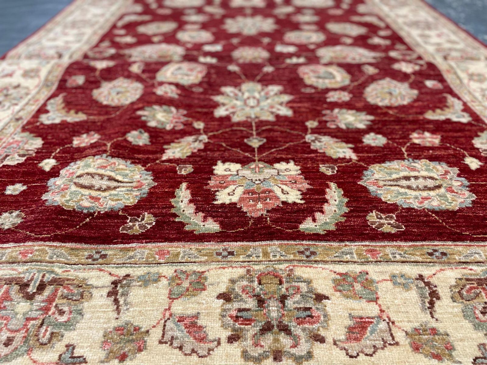 Tapis orientaux, tapis rouge fait main, tapis de salon, décoration de sol photo vintage