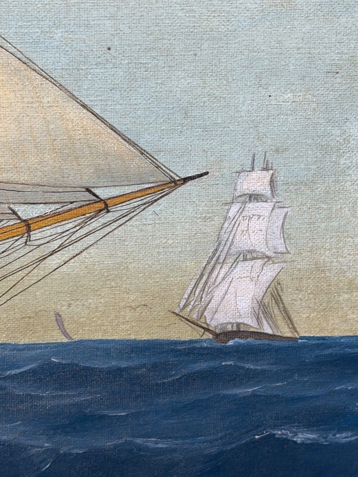 photo furniture Baltic Barque Ship Britannia Of Åland Under Full Sail - Capt. August Ekblom