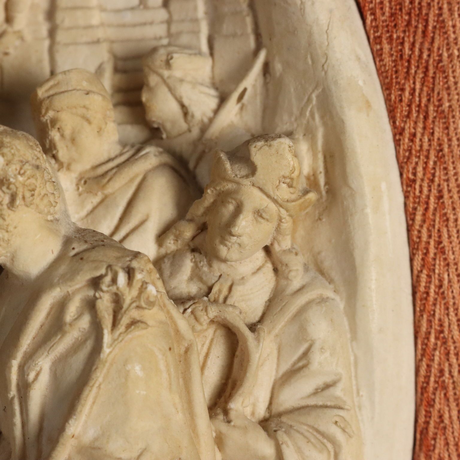 Antique High Relief Wedding Of Joseph And Mary Italy XIX Century photo buy