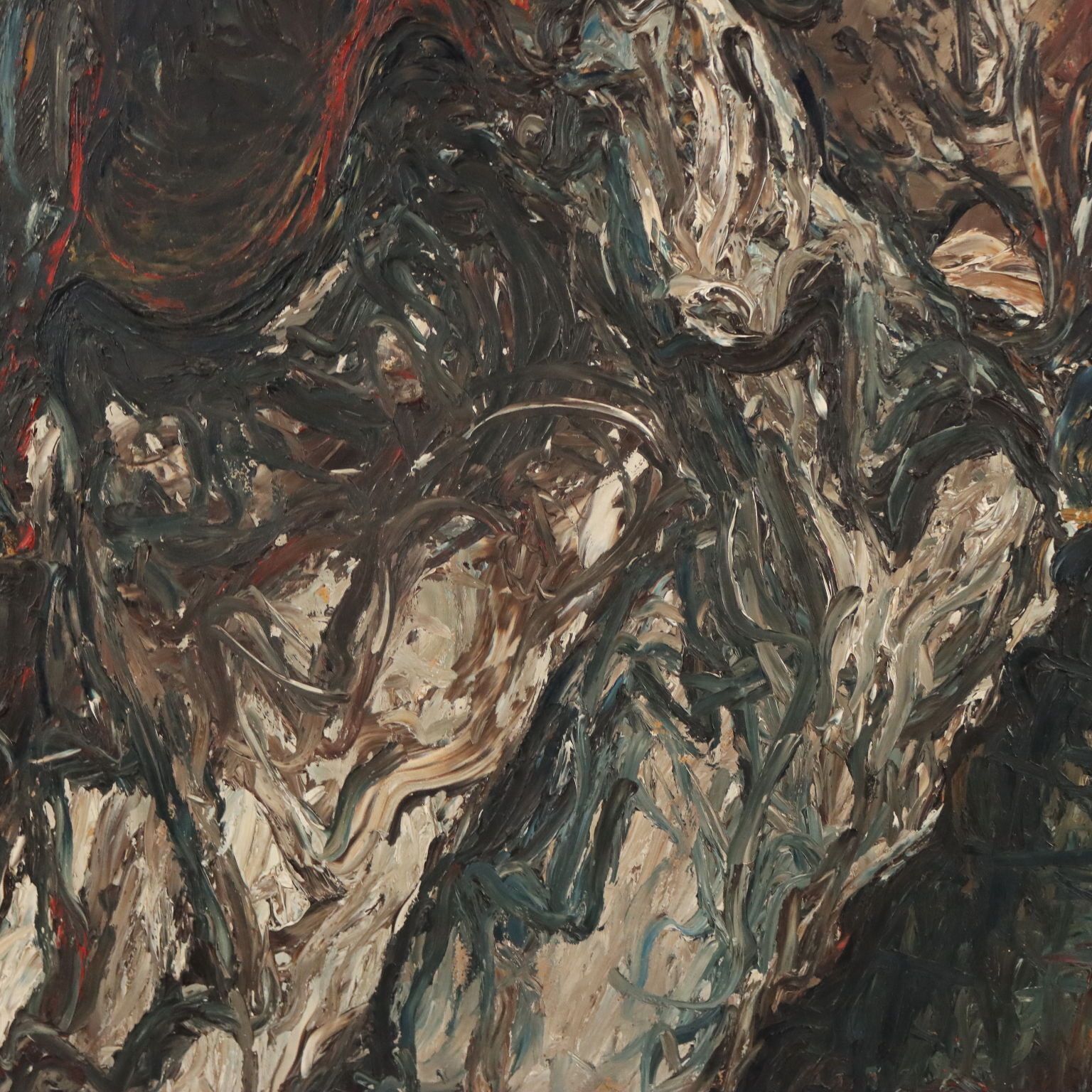 Peinture contemporaine signée Antonio Manzoni, technique mixte, '900 photo buy