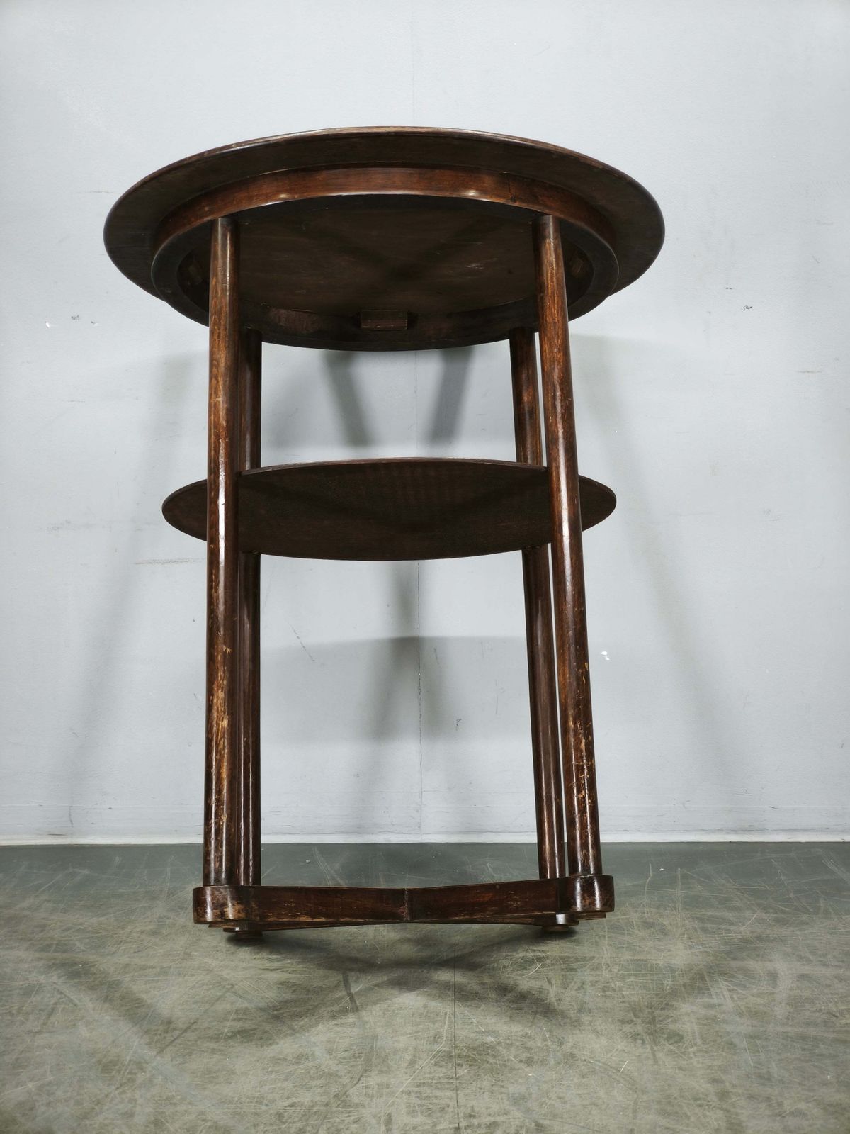 1607.0 Josef Hoffmann Vienna Secession Ovale Tafel, Kohn Of Thonet, Ca. 1900 photo