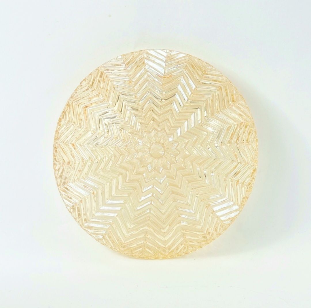 Pair Of Mid Century Art Deco Geometric Glass Wall Lights   Limburg, Germany, 1970s photo buy