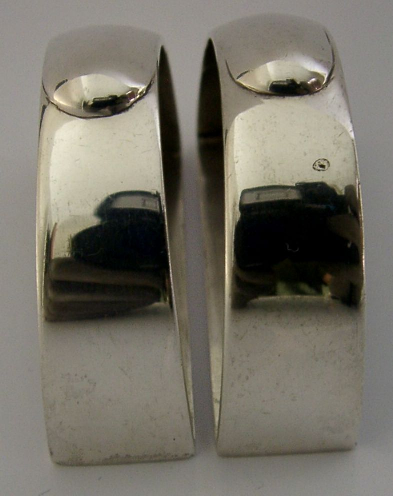 Ronds de serviette en argent massif sterling Ravissant 42 g, 1991/98, contemporains photo furniture