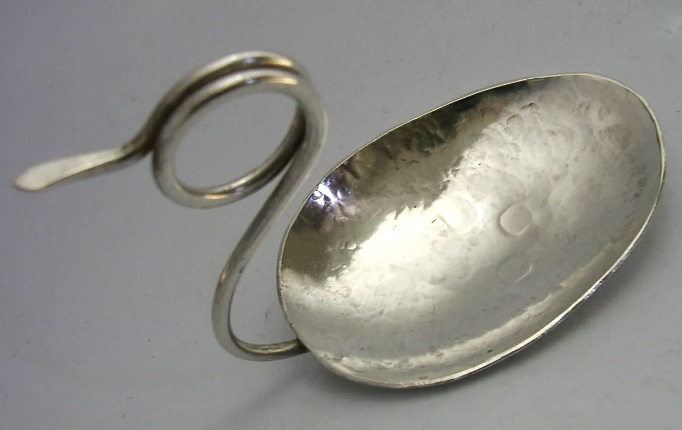 Norman Cheyney Sterling Silver Hand Made Spoon Arts & Craft 1990 41g photo 115.0