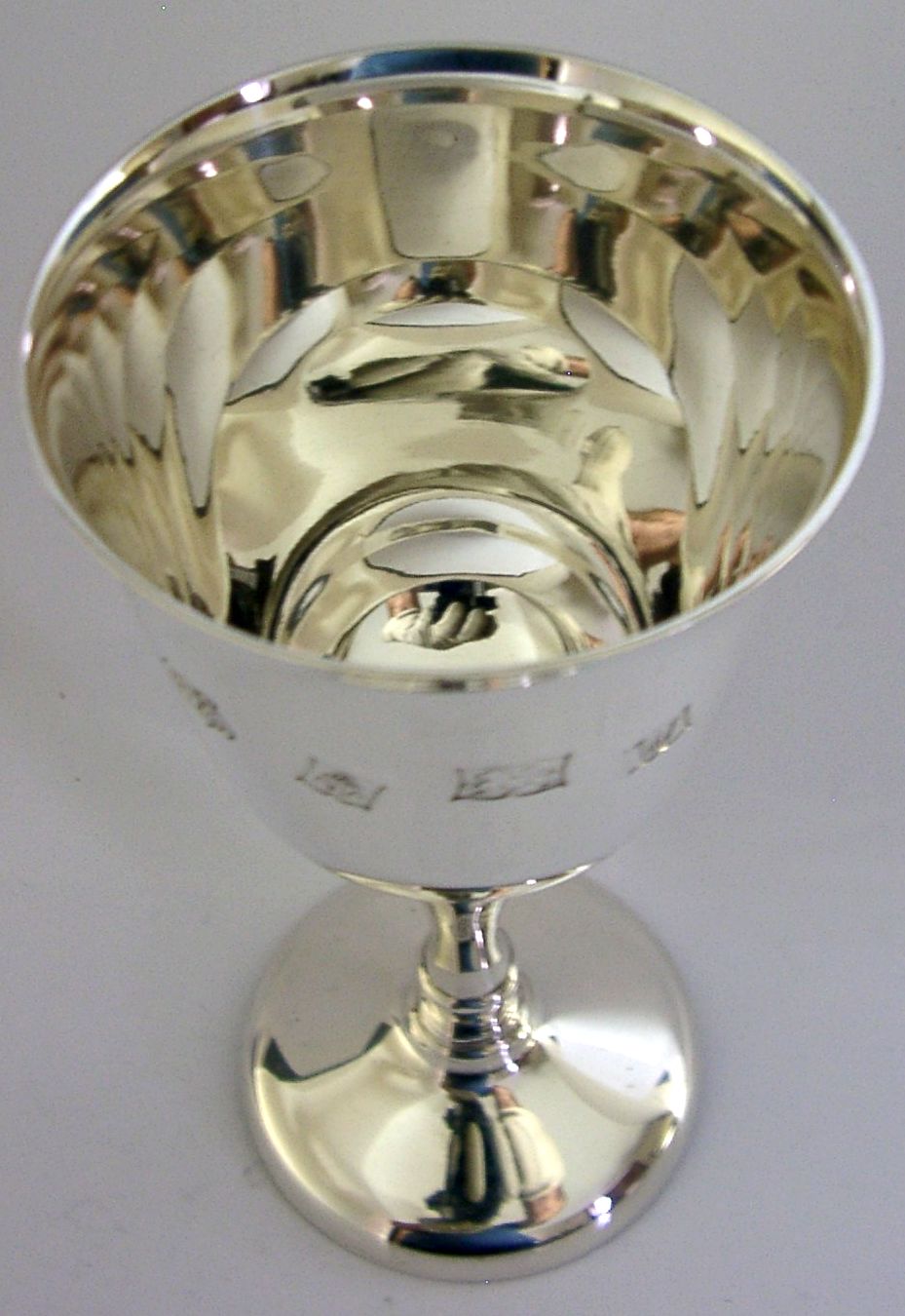 Calice en argent sterling, poinçonné 1971, art de la table, 128 g, Angleterre
