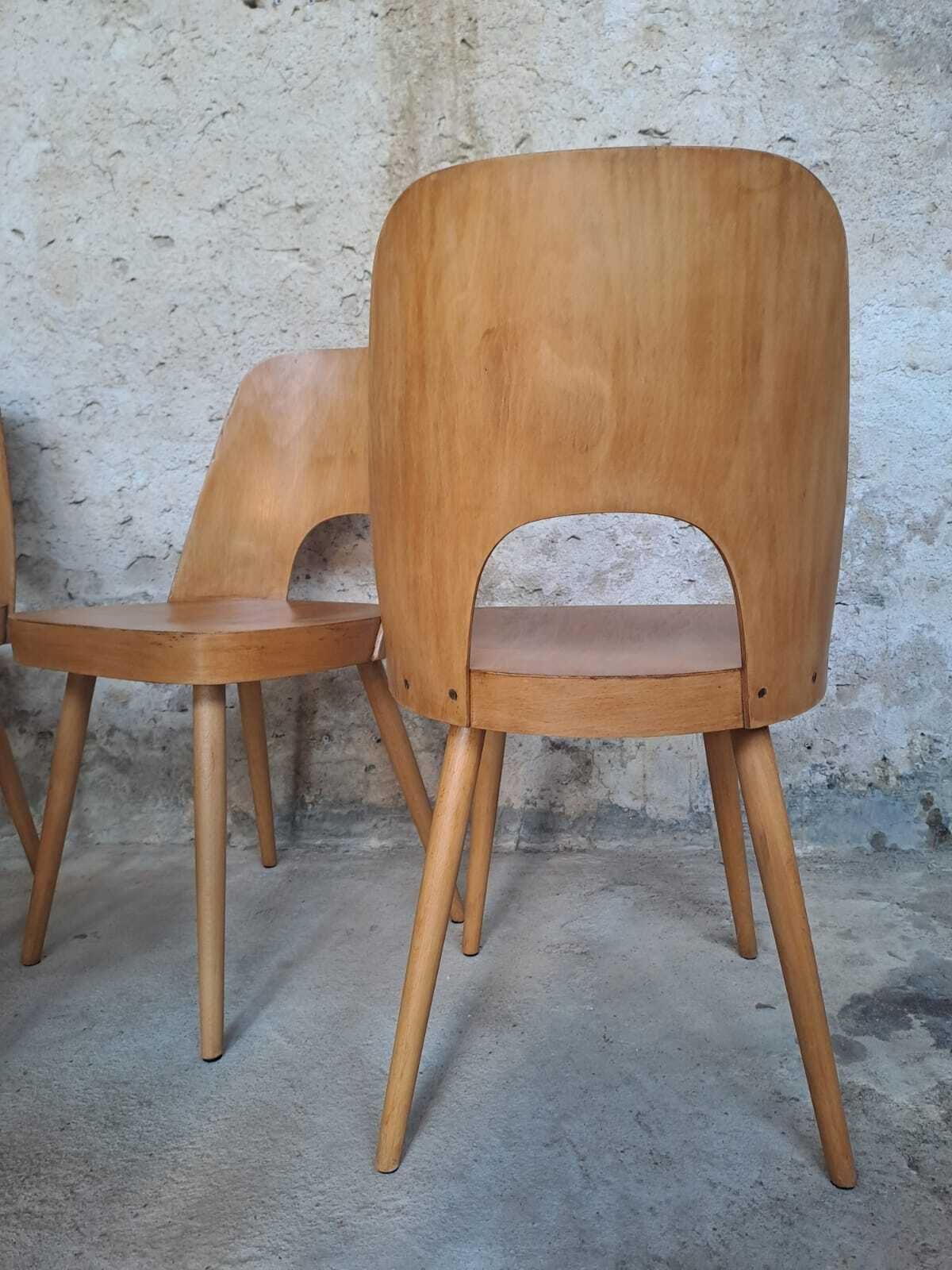 Chaises Ton 515 par Oswald Haerdtl, mid-century tchèques, années 1960, lot de 8 photo buy
