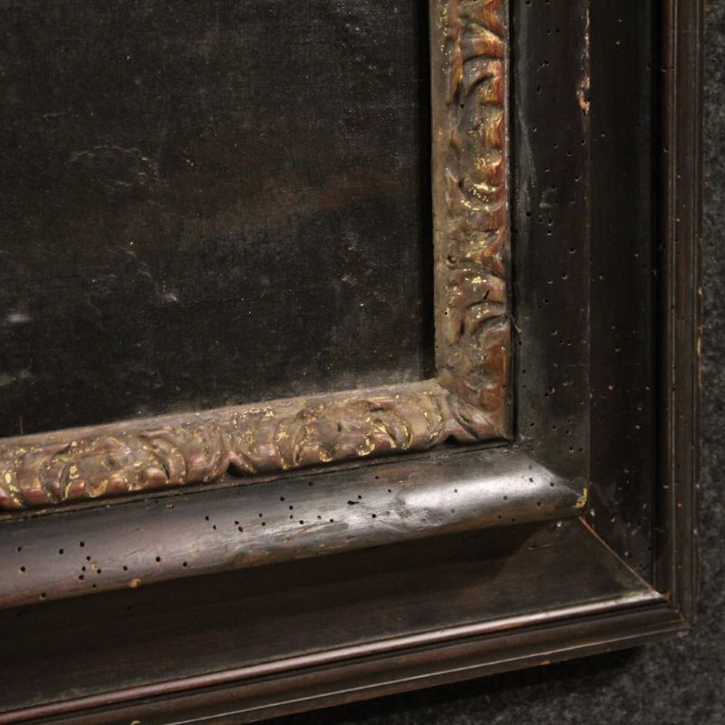 photo for sale Groot 17e-eeuws Vlaams schilderij - Rust op de vlucht naar Egypte