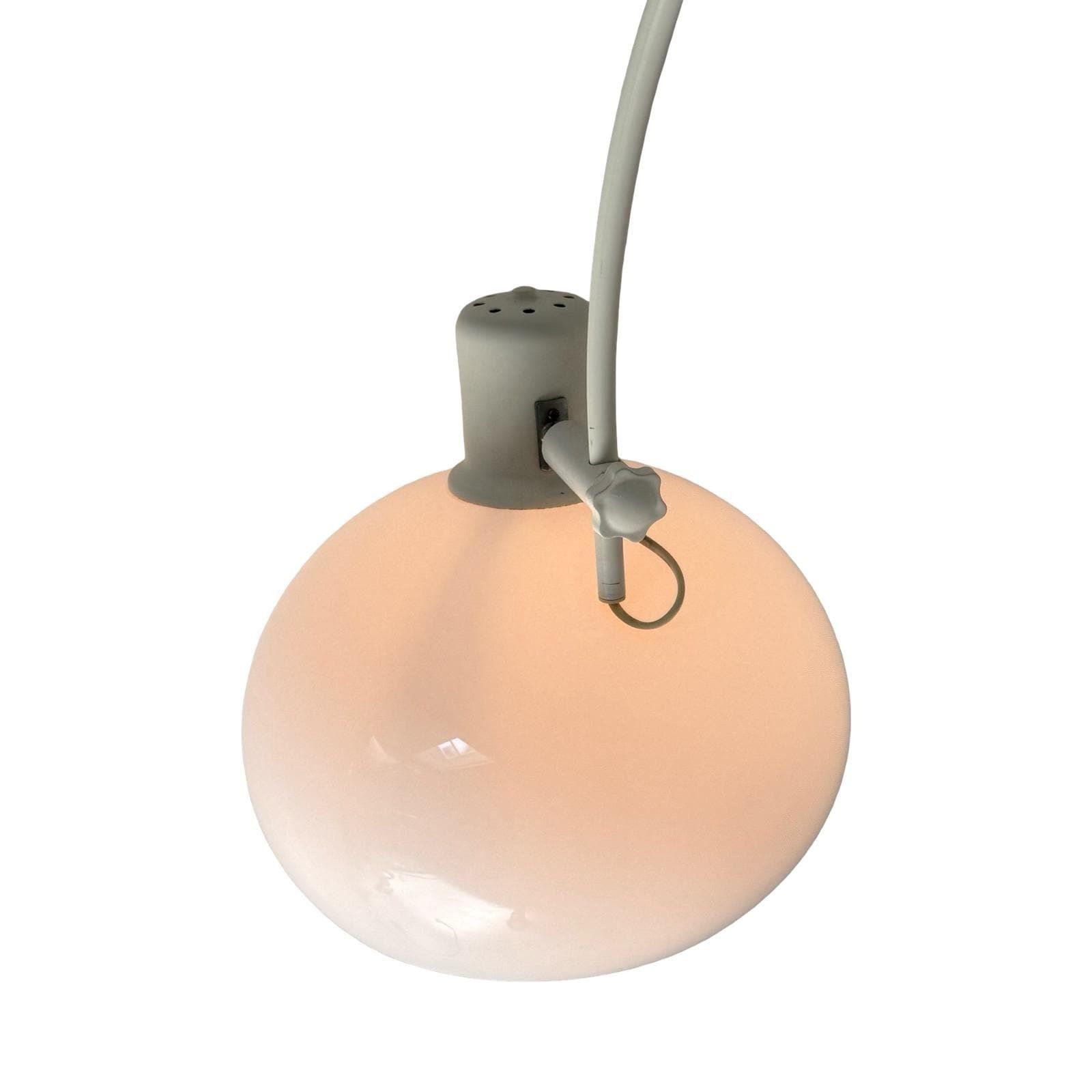 Dijkstra   Rare Model   Space Age Design / Mcm Floor Lamp With Acrylic Shade   White photo 510.0