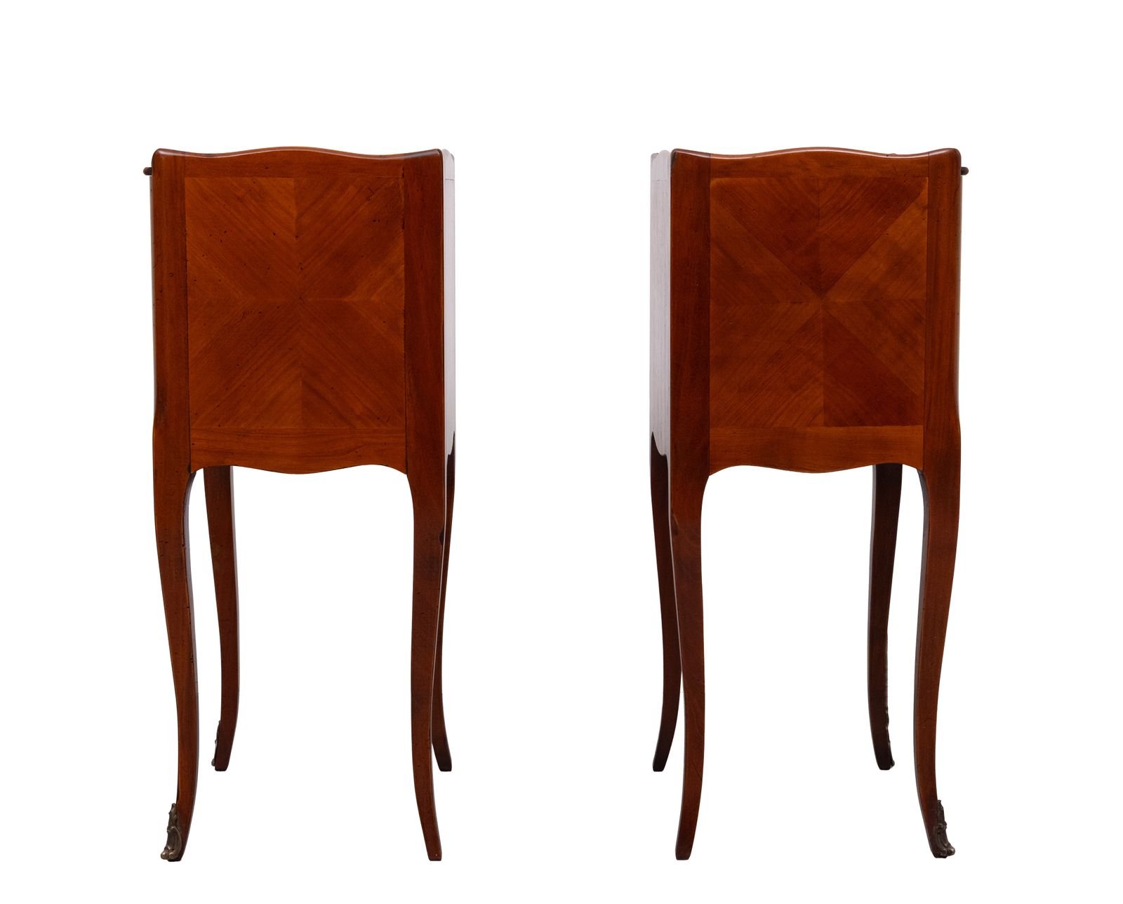 Elegant paar antieke nachtkastjes, Frankrijk, jaren 1950 photo furniture