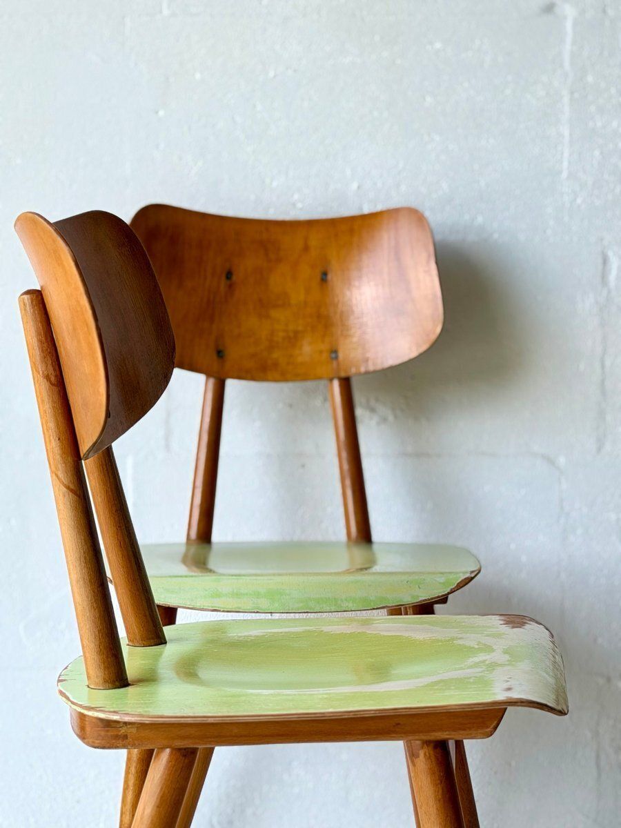 Bistrostoelen van Ton, 1960, set van 4 photo for sale