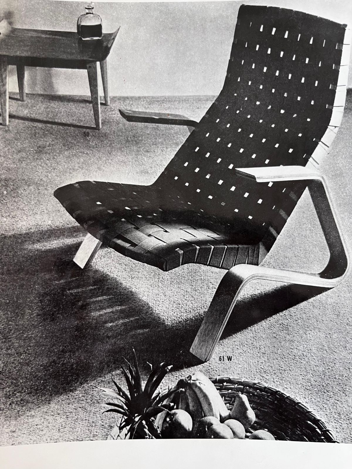 Original Photo Of Grasshopper Armchair By Eoro Saarinen For Knoll / USA, 1948 photo Furniture