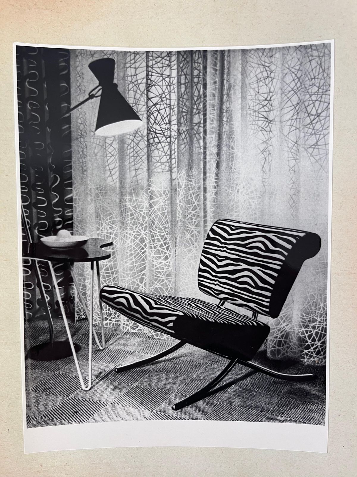 Set Of Original Photos Of German Furniture   1950 photo Art