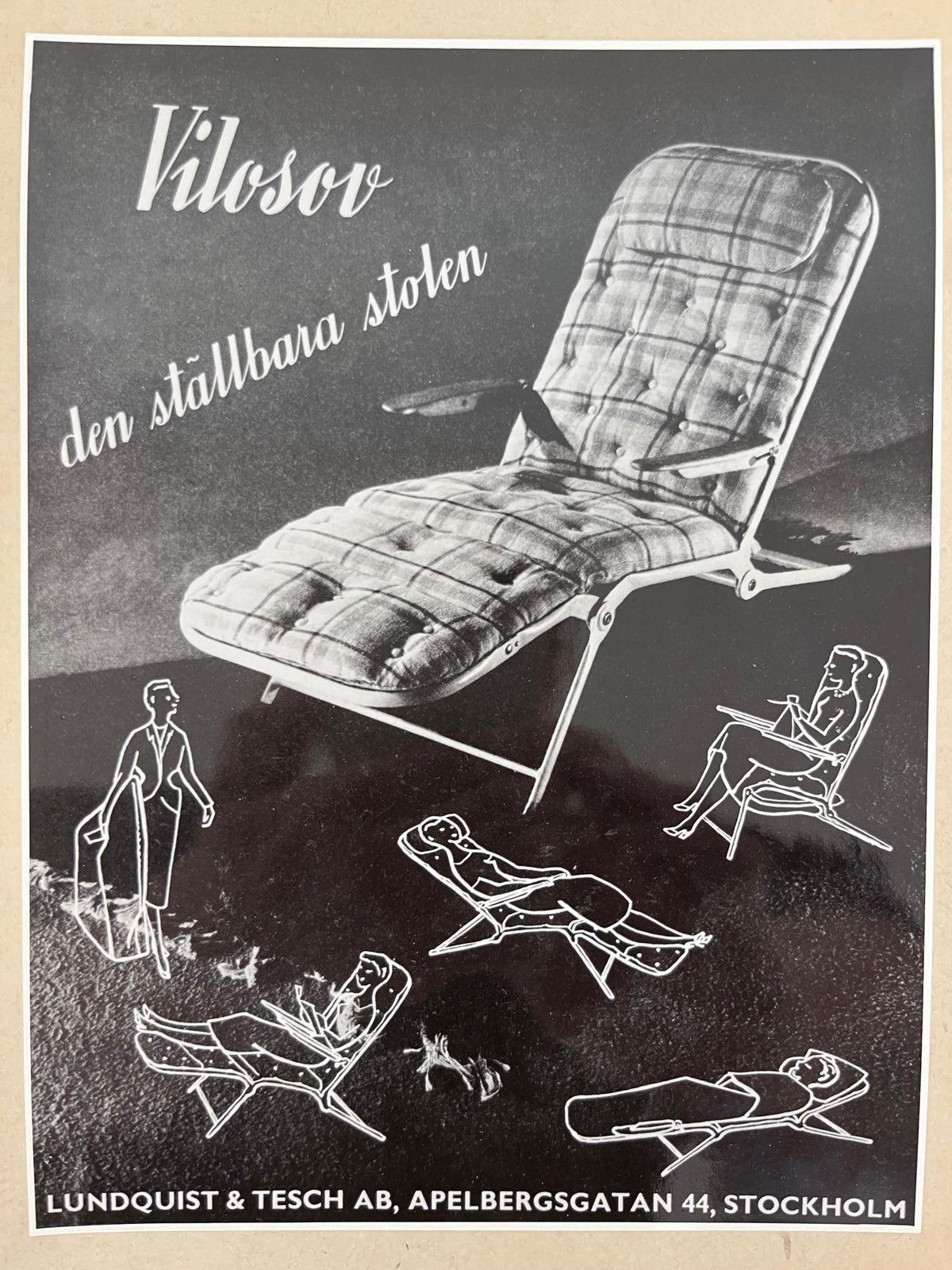 Photo du fauteuil « Vilosov » de C Edvard Lundquist, 1950 photo for sale