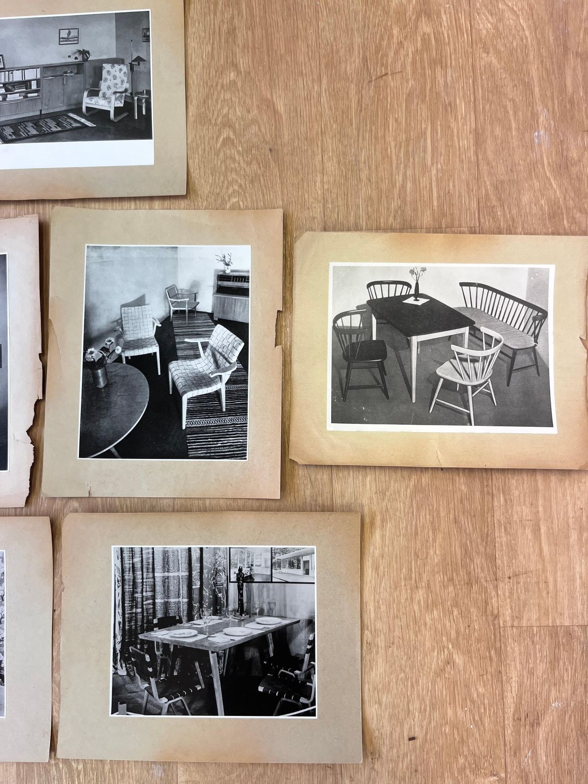 Set foto's van interieur, Scandinavisch meubilair/fauteuils, Zweden photo vinterior