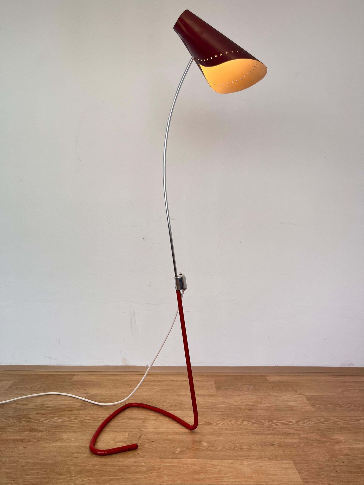 Lampadaire mid-century au design organique par Josef Hůrka, années 1960 / Napako photo furniture