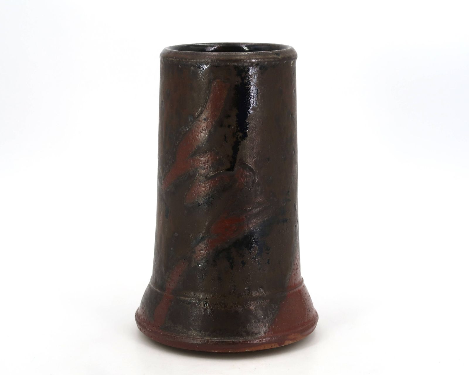 Vase en céramique par Tristan Chaillot, décor abstrait, grès, années 1970. photo furniture