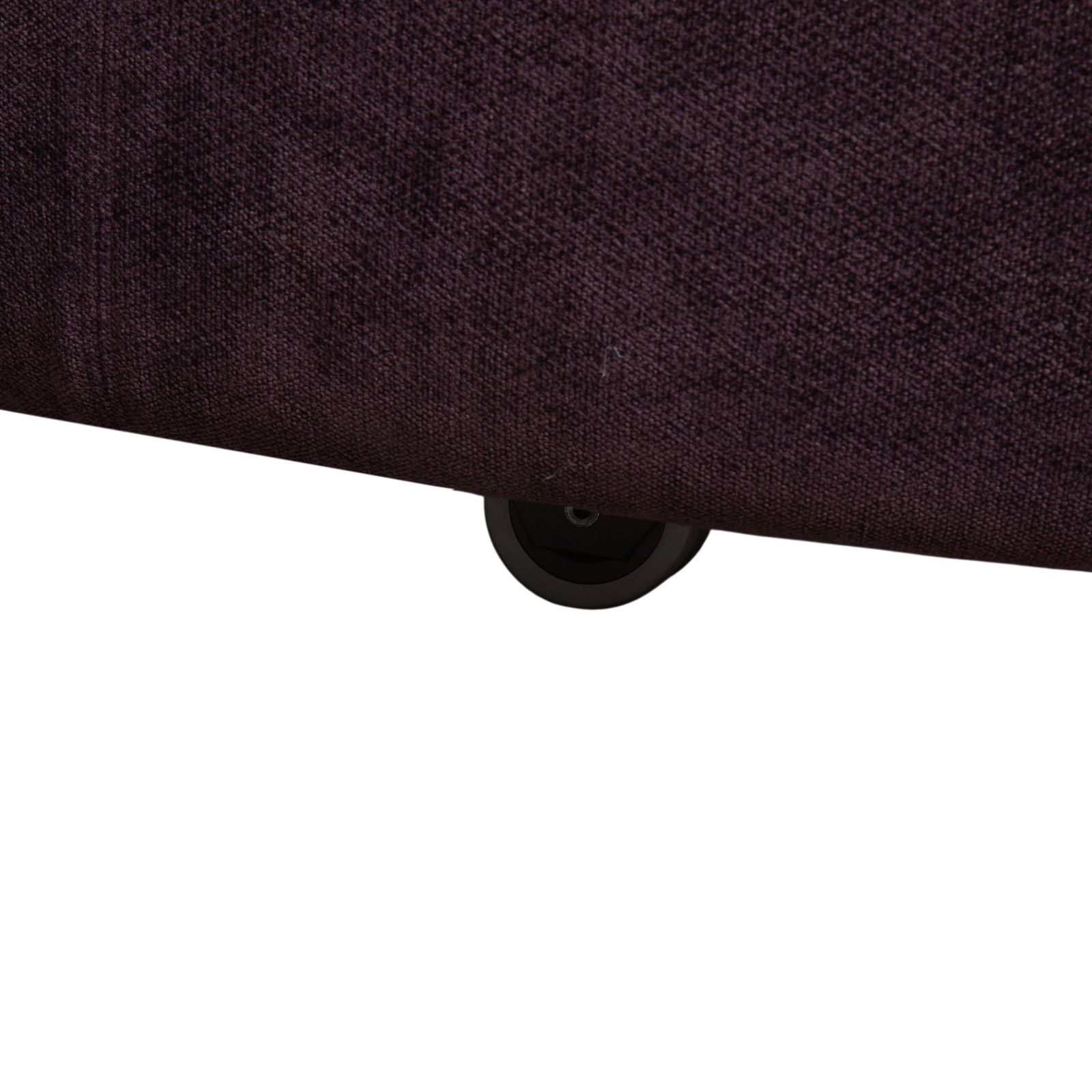 Poltrona Frau Scarlett Fabric Two Seater Sofa In Lilac, Aubergine, And Violet With Casters photo vintage