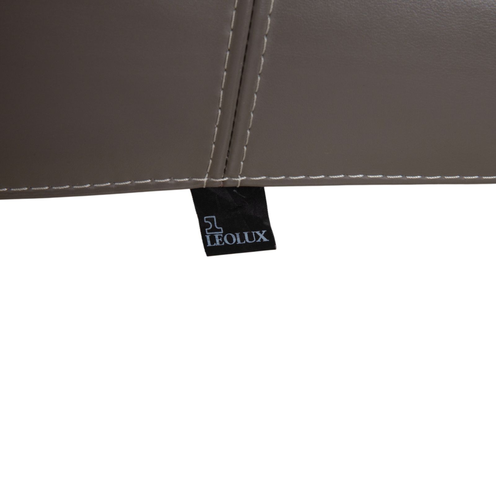 Fauteuil pivotant Leolux Parabolica en cuir gris photo vintage