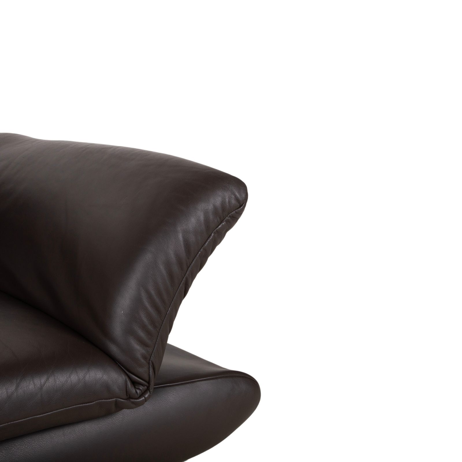 Koinor Velluti Leather Two Seater Brown Manual Function Sofa photo Meubels