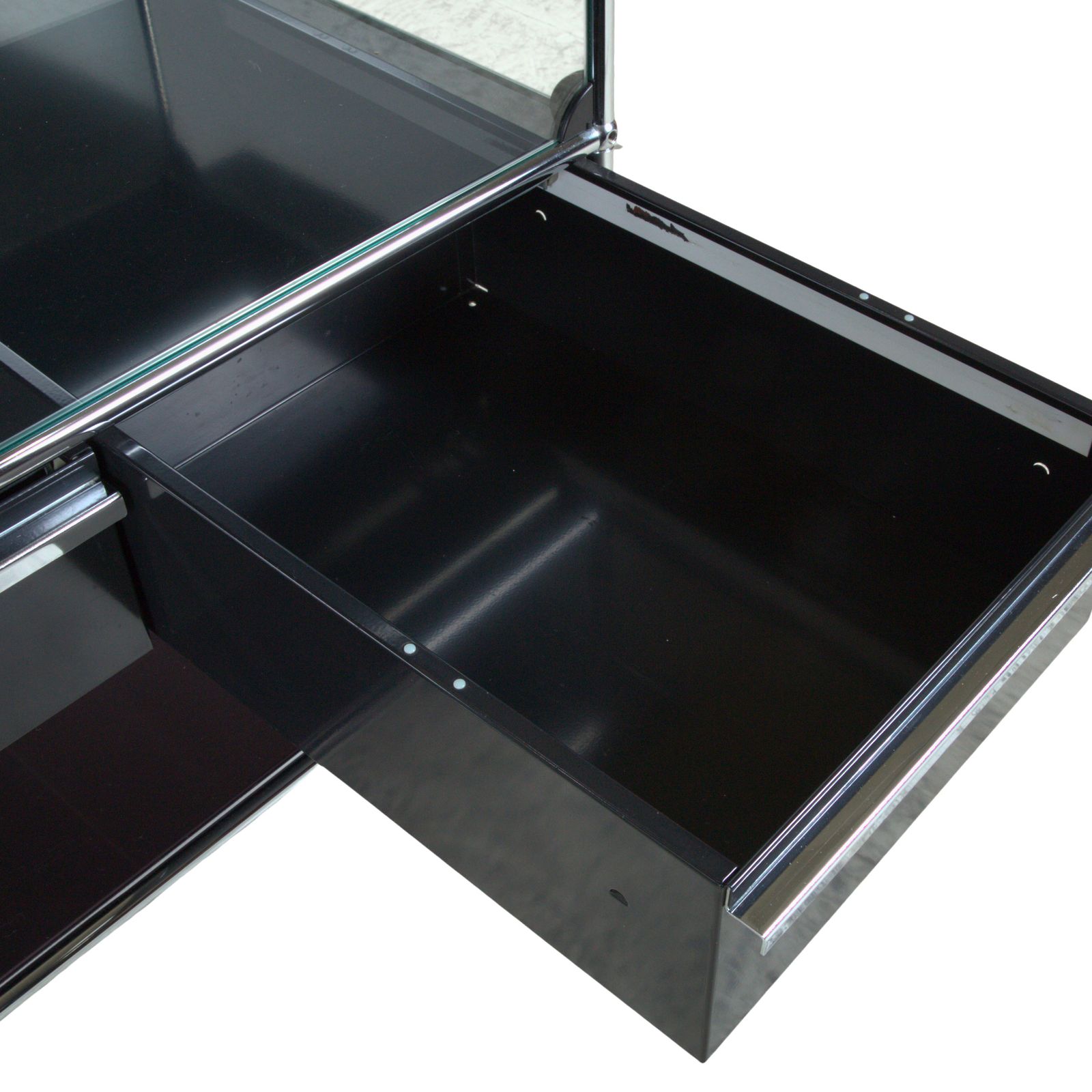 Buffet USM Haller noir, plateau en granit sur mesure photo buy