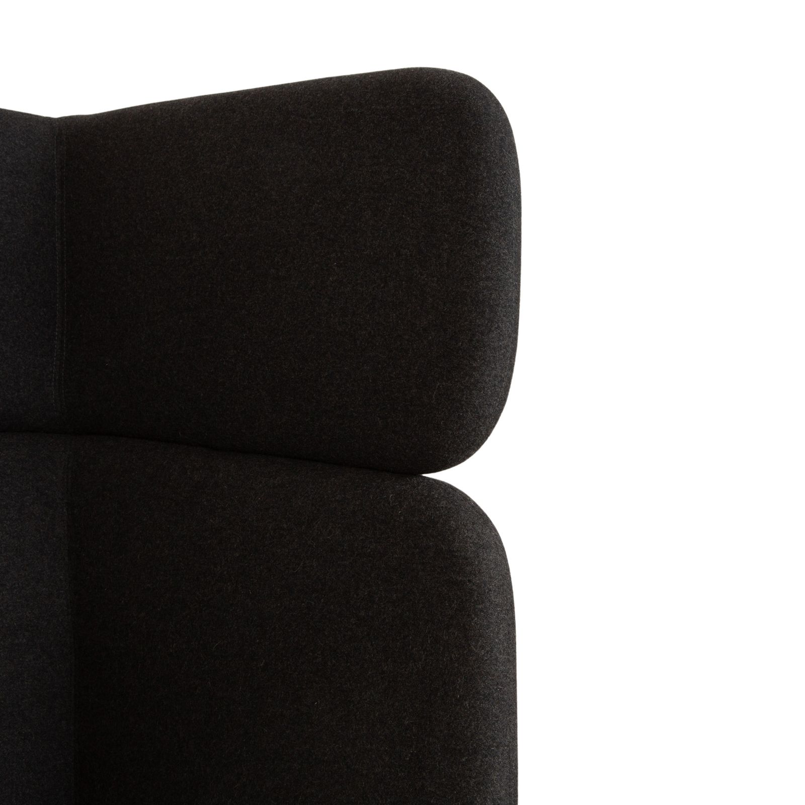 Fauteuil en tissu gris foncé photo Mobilier
