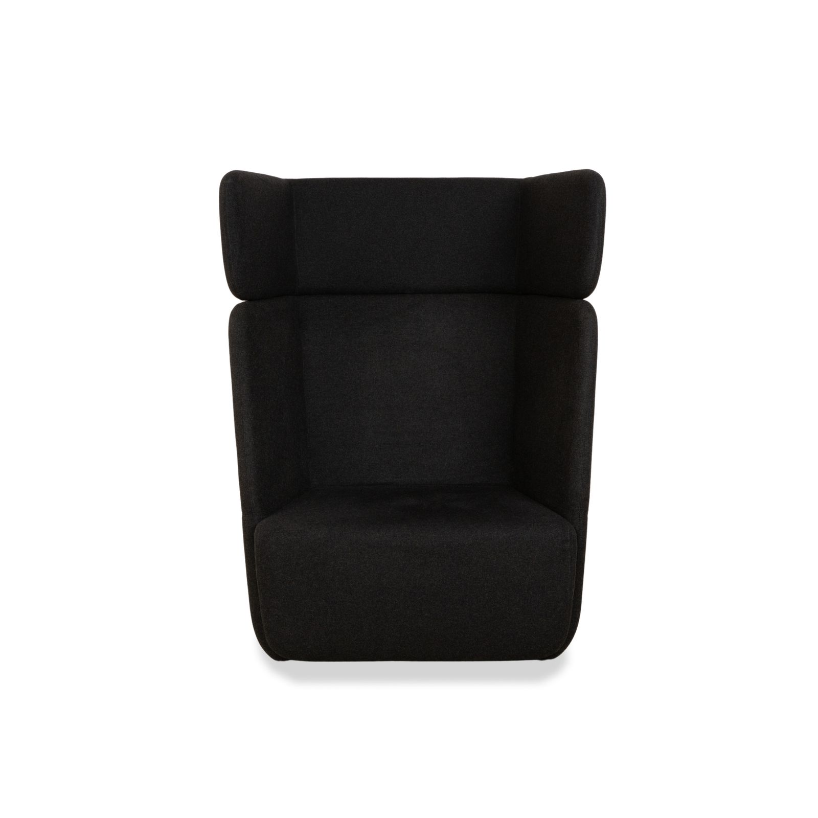 Fauteuil en tissu gris foncé photo vintage