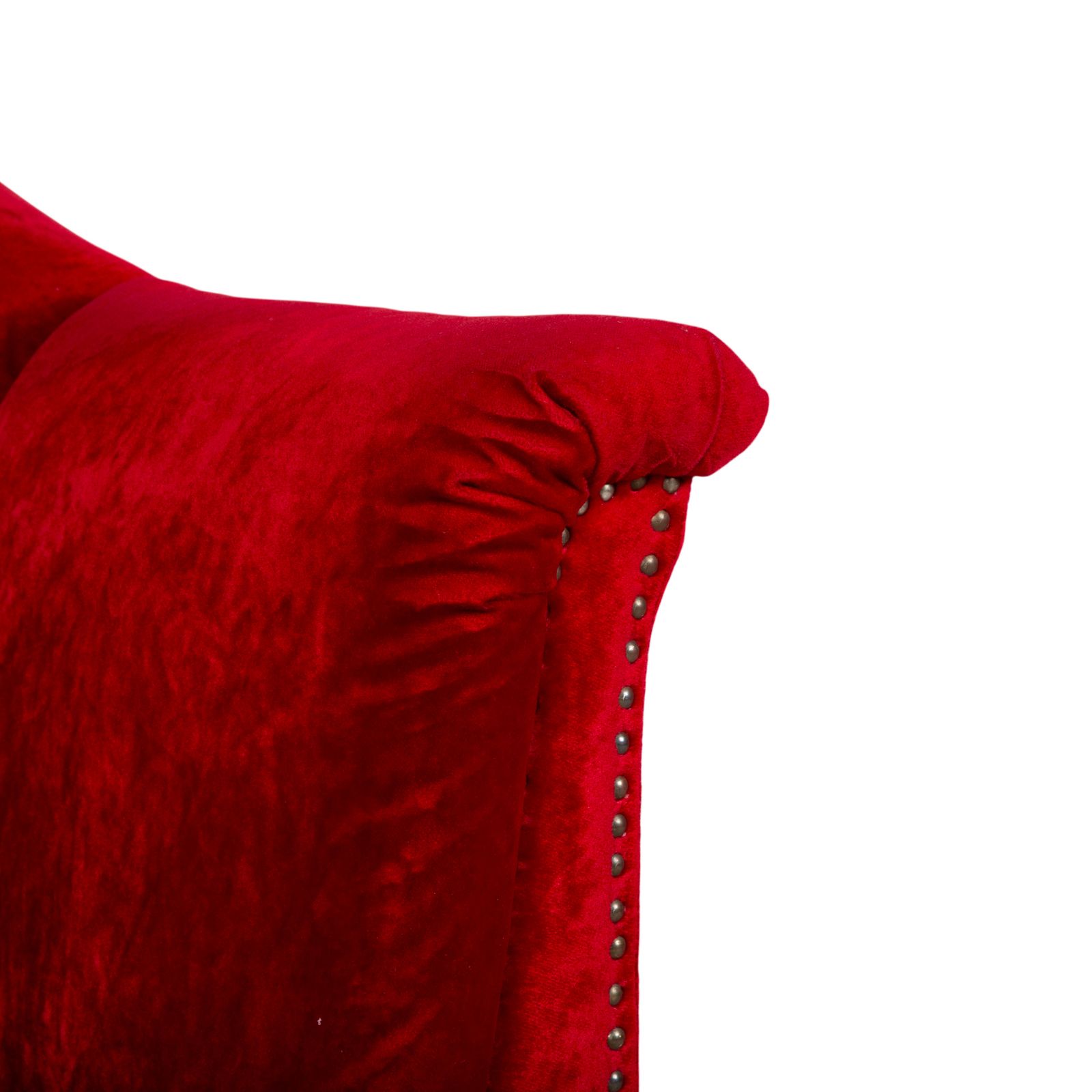 Fauteuil Bretz Gaudi en velours rouge photo buy
