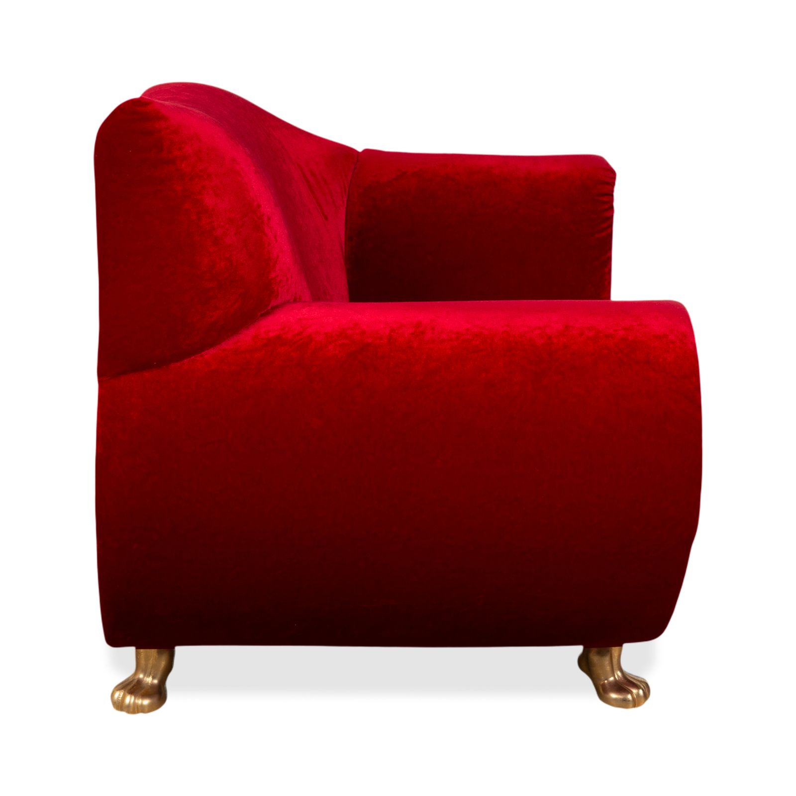 photo for sale Fauteuil Bretz Gaudi en velours rouge