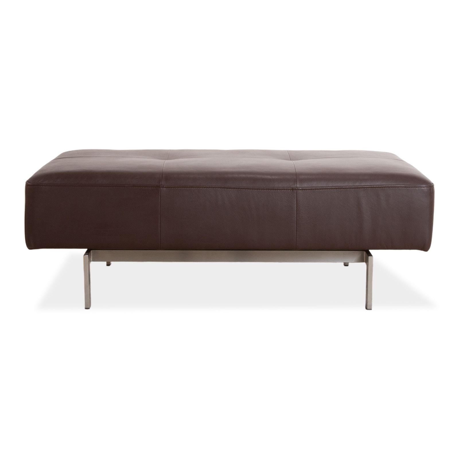 Tabouret Rolf Benz Dono 6100 en cuir marron photo buy