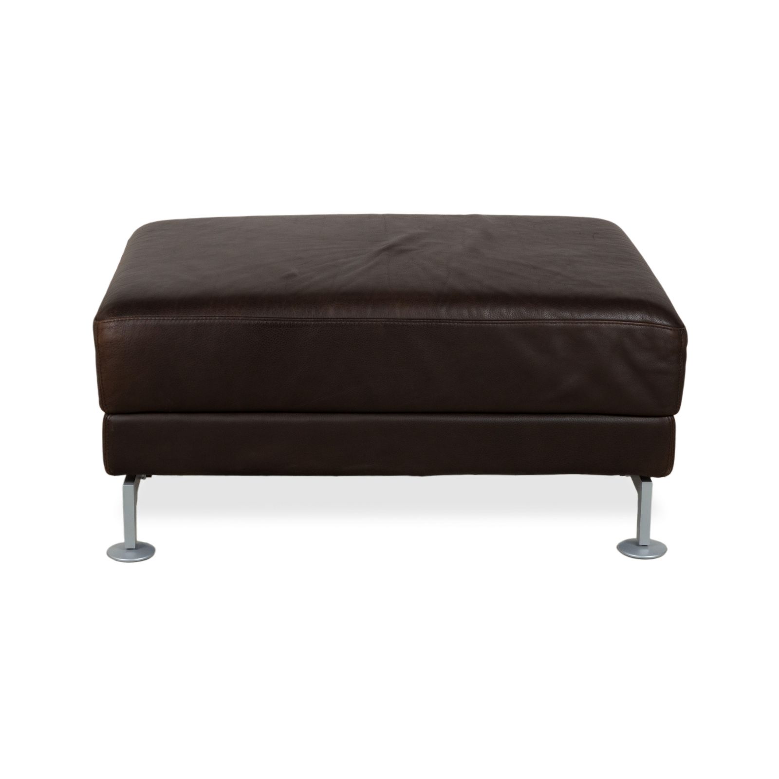 photo furniture Tabouret Brühl Moule en cuir marron