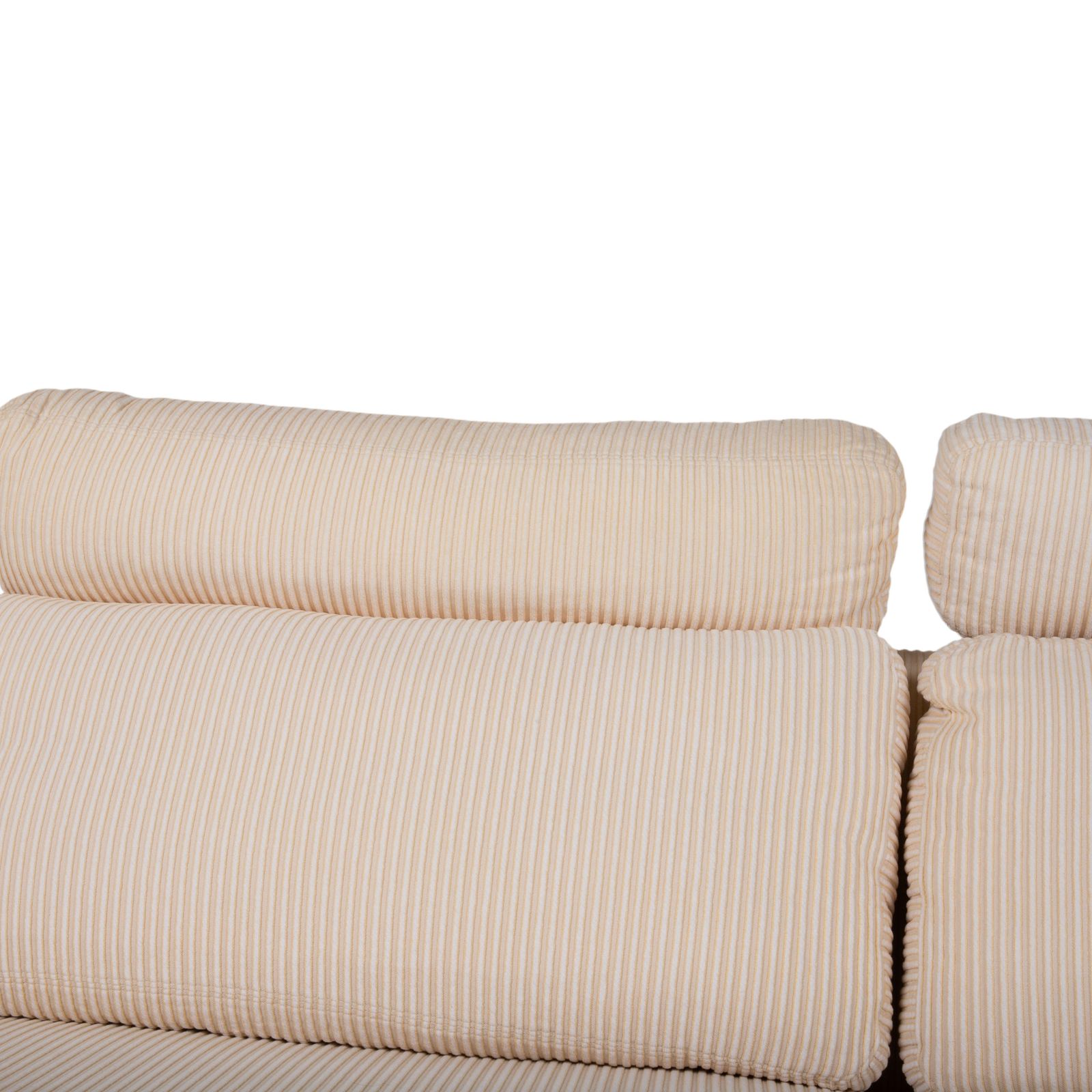 Cor Conseta Stof Driezitter Beige Crème Bank Sofa Manuele Functie photo vinterior
