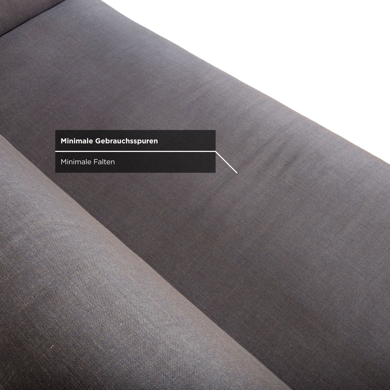 photo for sale Canapé 3 places Rolf Benz Grata en tissu gris