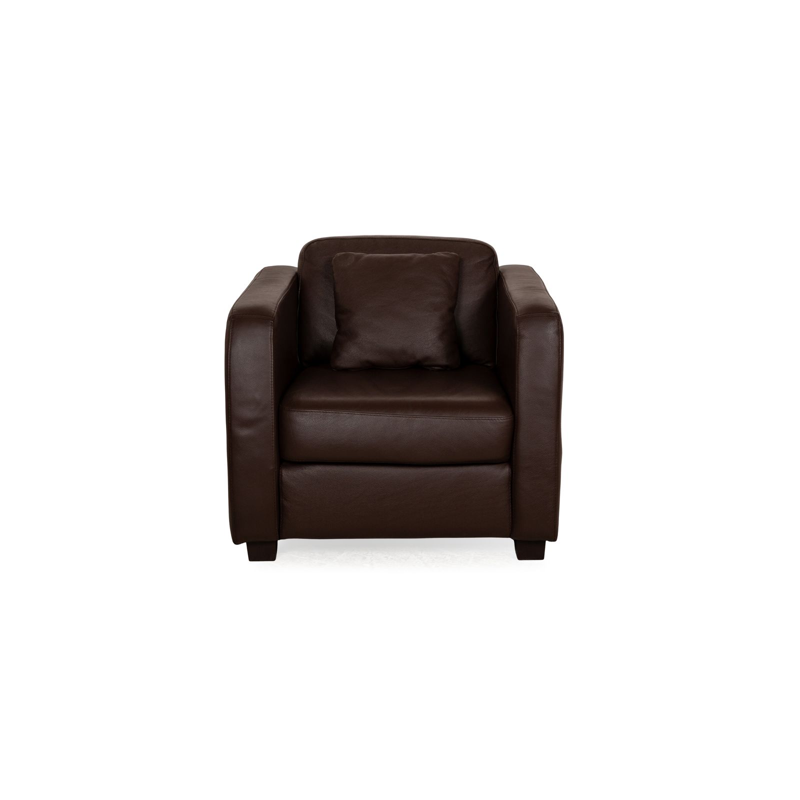 Ensemble de fauteuils Machalke en cuir marron photo vintage