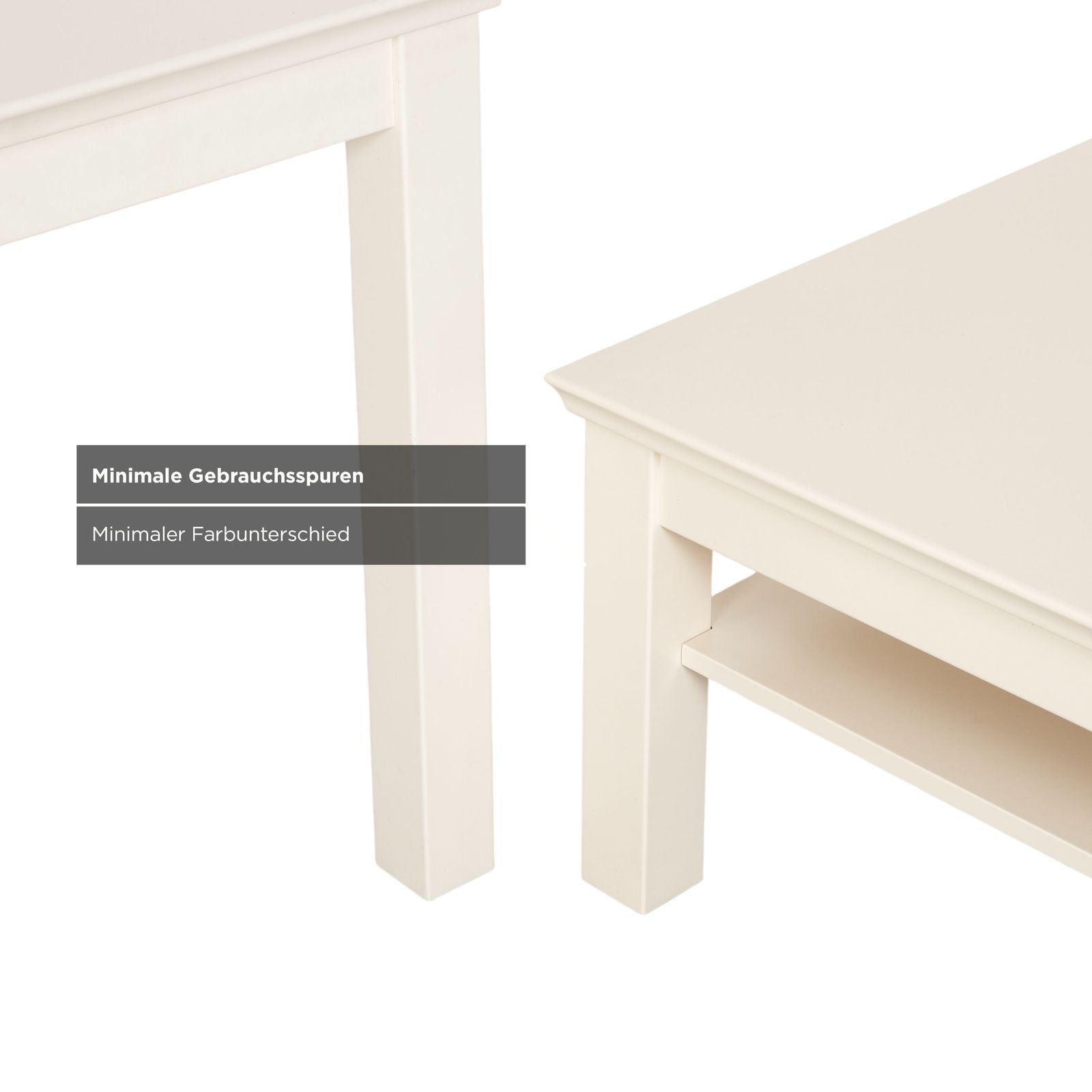 photo for sale Ensemble table à manger et table basse Hülsta en bois, crème beige