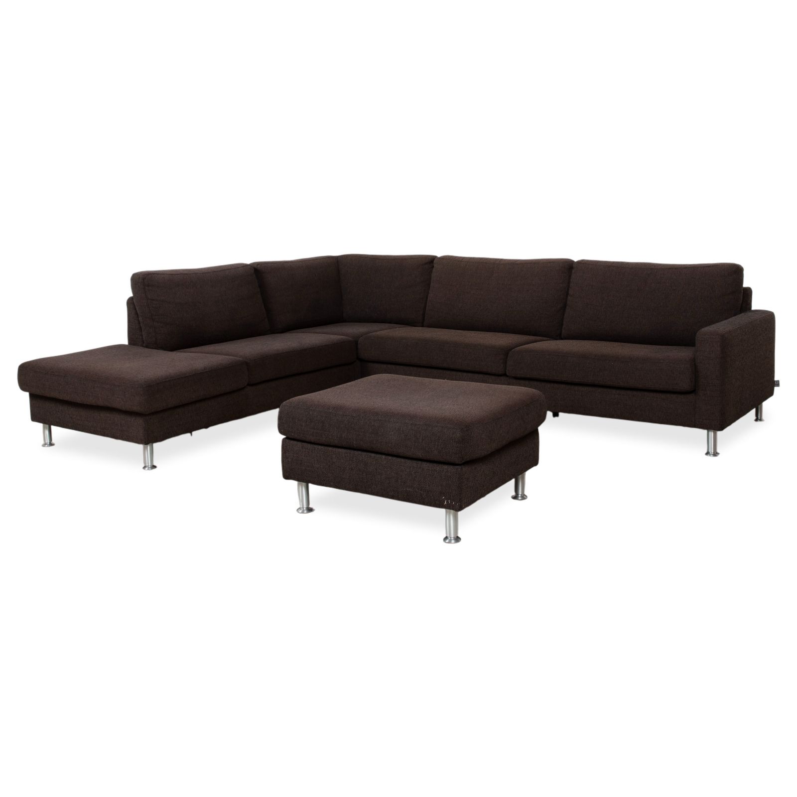 Ewald Schillig Concept Plus Stof Set Hoekbank Bruin Grijs