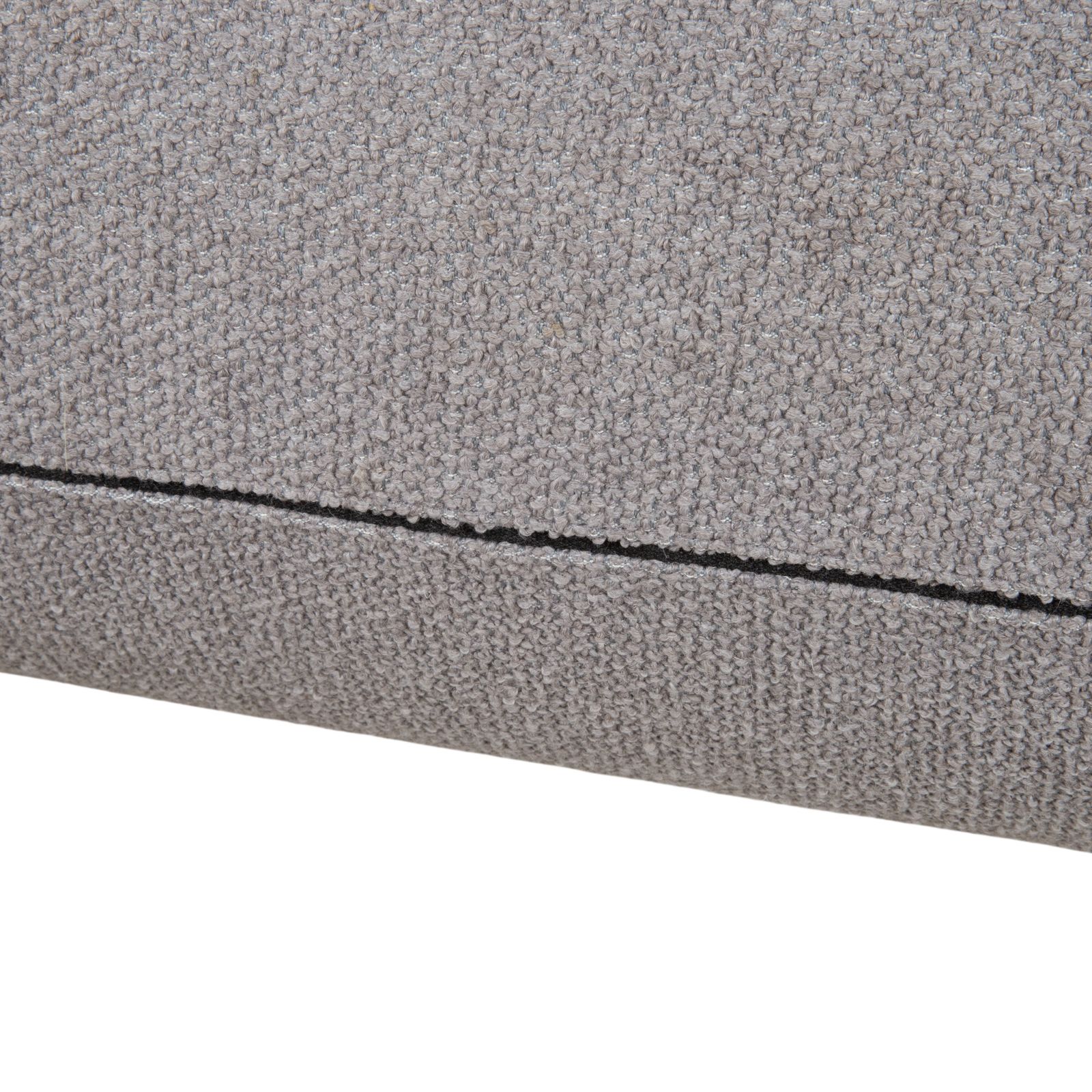 photo furniture Canapé 2 places et pouf Cor Jalis en tissu gris