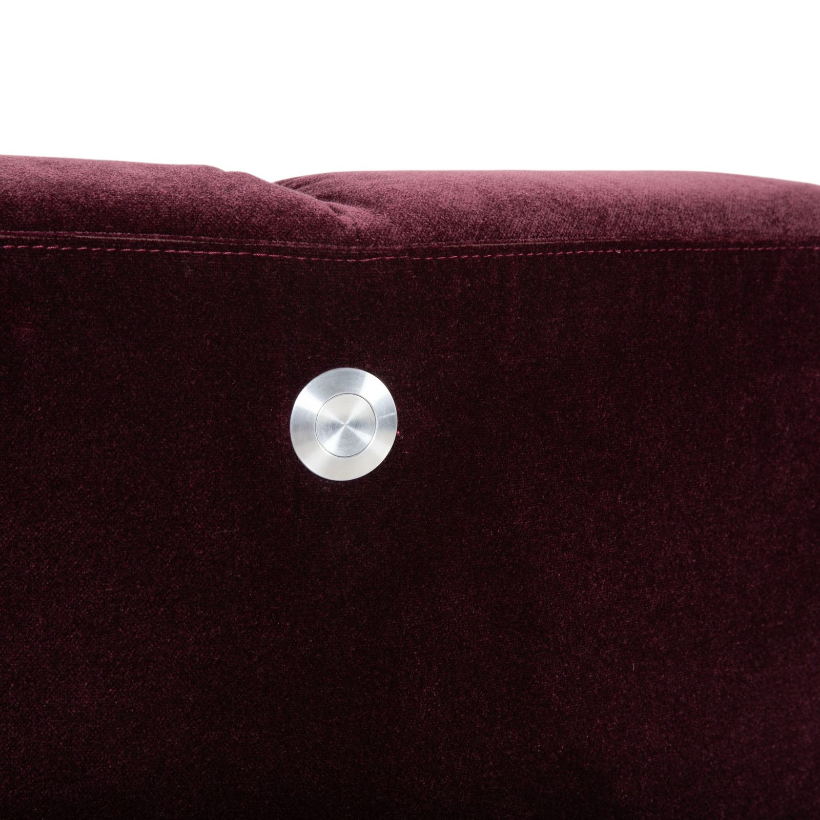 photo for sale Brühl Embrace Fauteuil Set Stof Chroom Velours Fluweel Paars Aubergine Manuele Functie