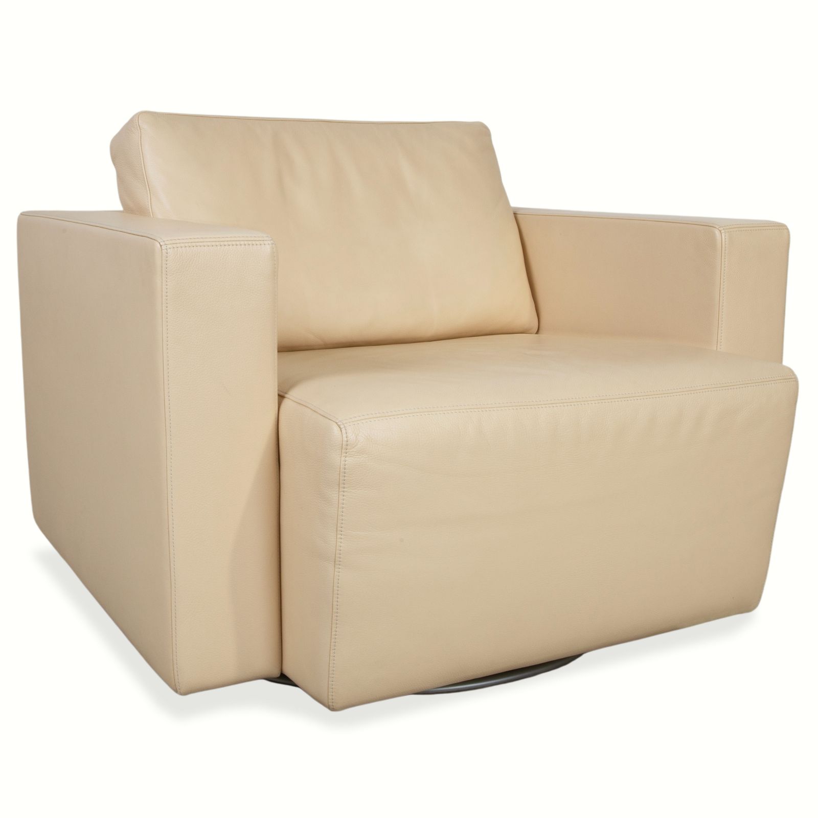 Walter Knoll Nelson Leather Armchair Cream Beige photo for sale