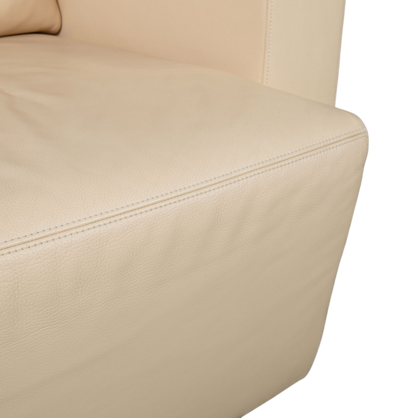 Walter Knoll Nelson Leather Armchair Cream Beige photo Furniture