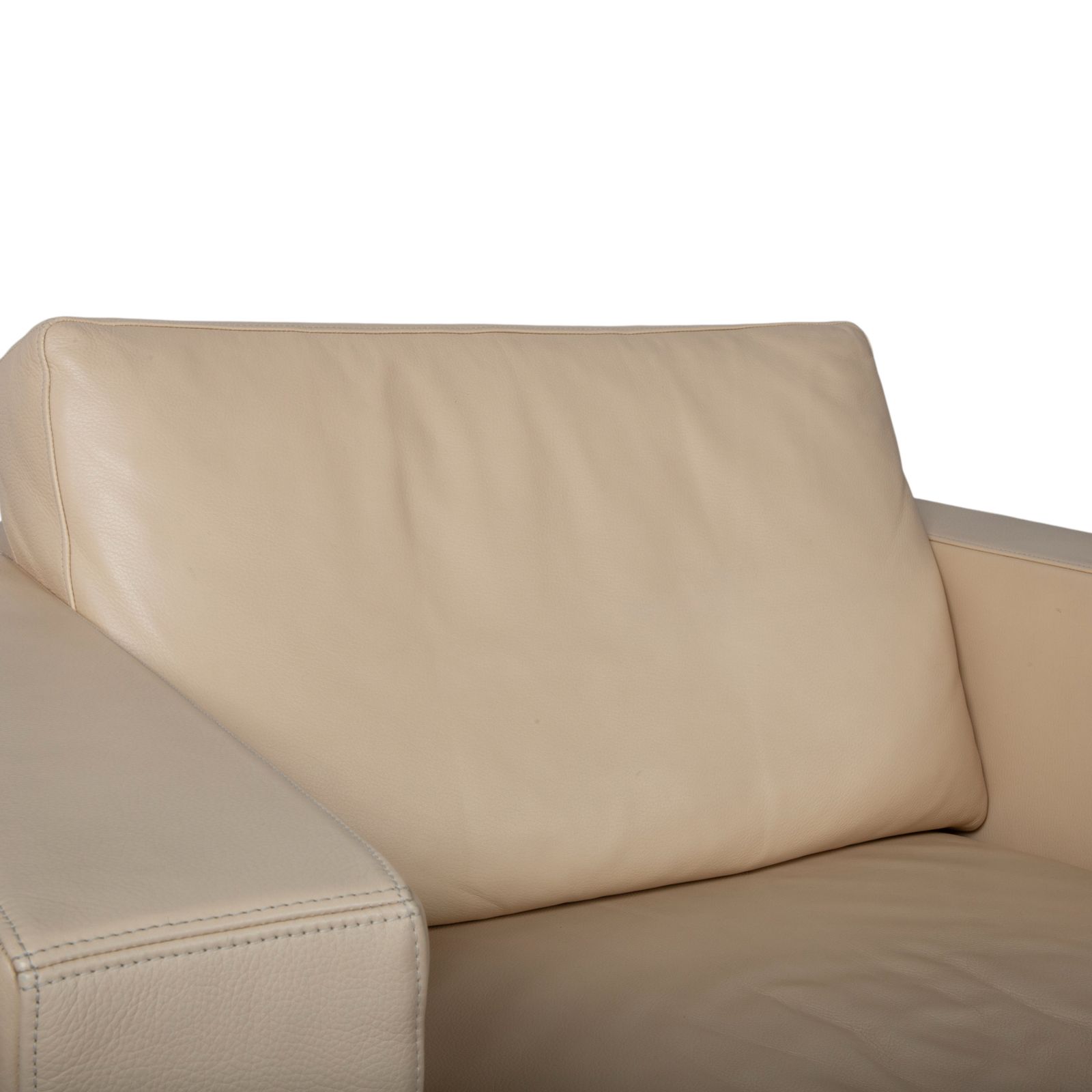 Walter Knoll Nelson Leather Armchair Cream Beige photo buy