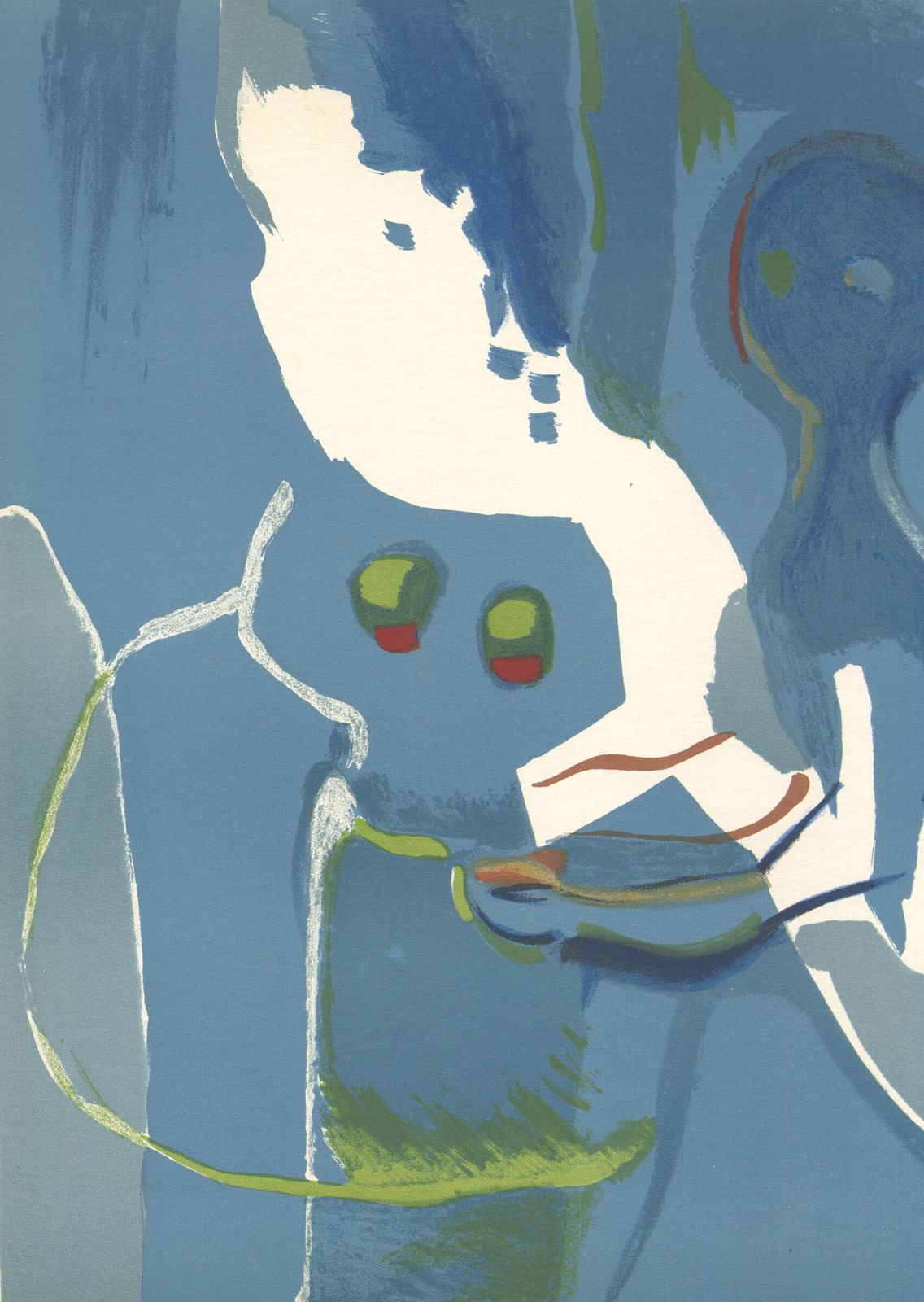 Beautiful 1960s Limited Edition Lithograph By Francisco Borès photo furniture