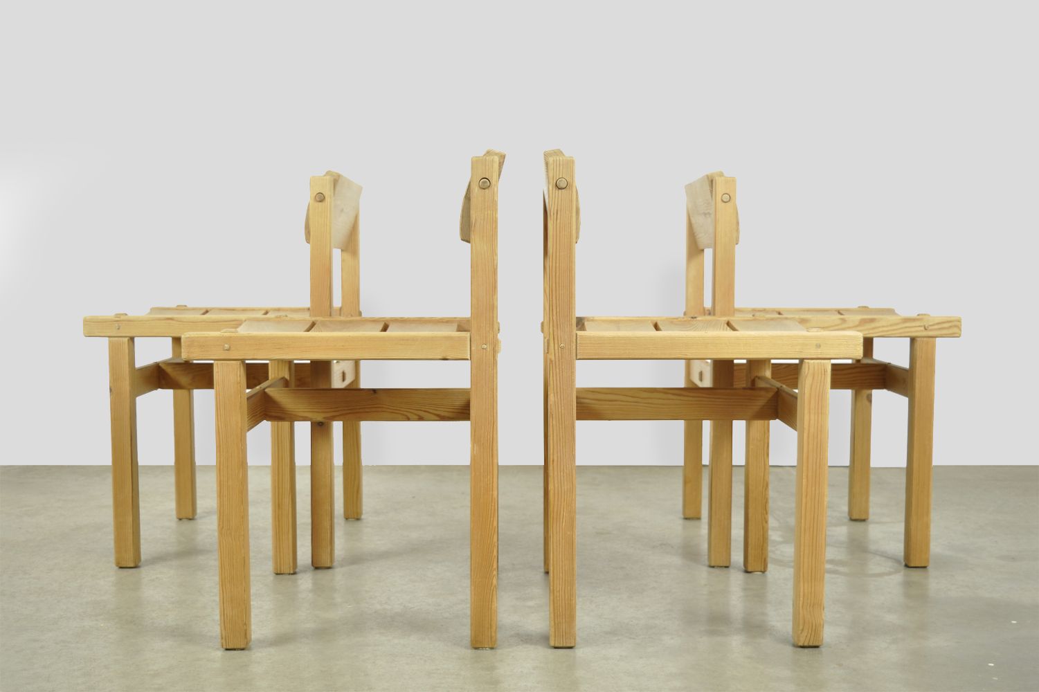 Vintage "Trybo" eetkamerstoelen van Edvin Helseth, Noorwegen jaren 1960 photo furniture