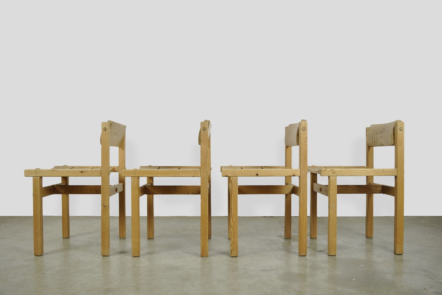 Vintage "Trybo" eetkamerstoelen van Edvin Helseth, Noorwegen jaren 1960 photo 1200.0
