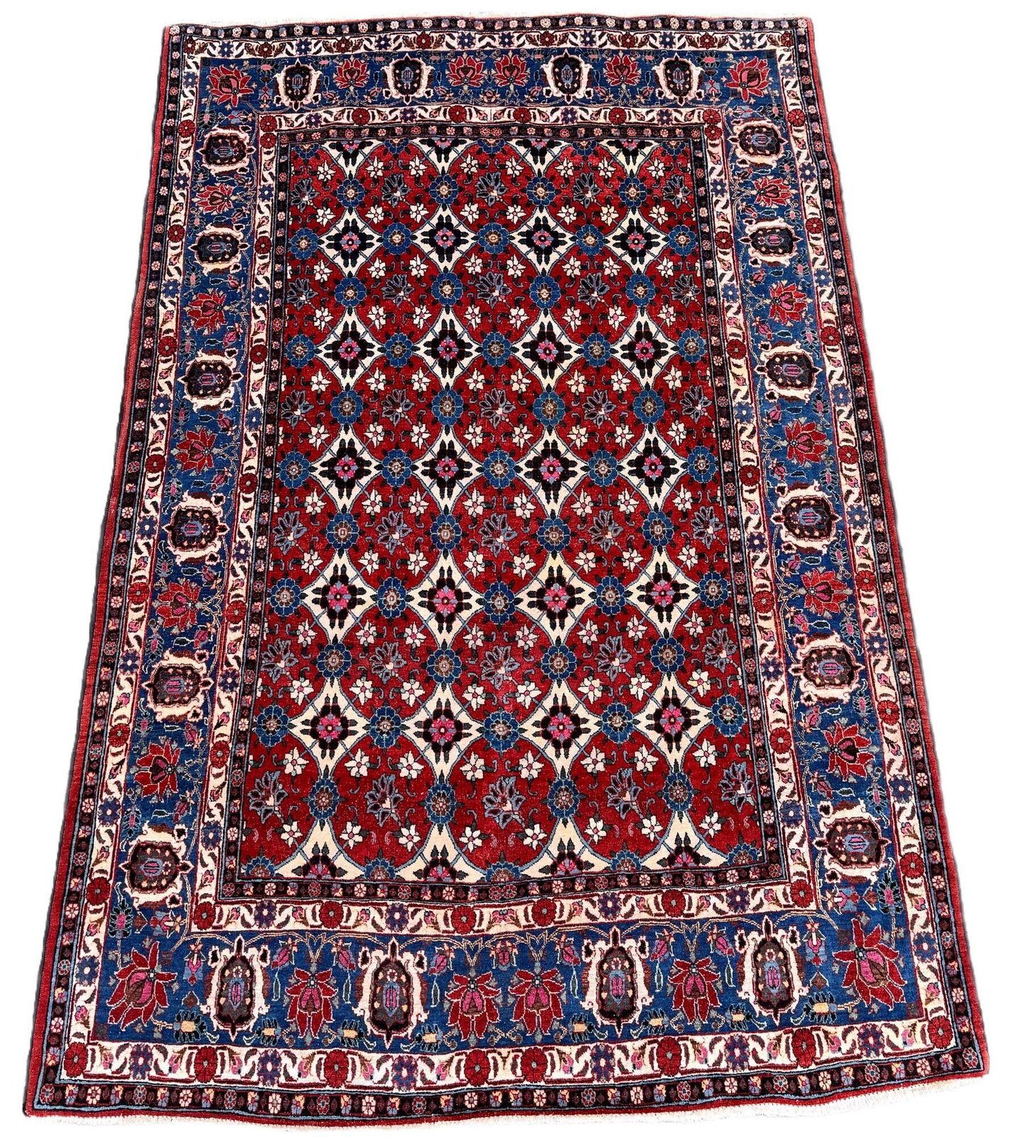 Antique Veramin Rug 2.19m X 1.44m photo furniture