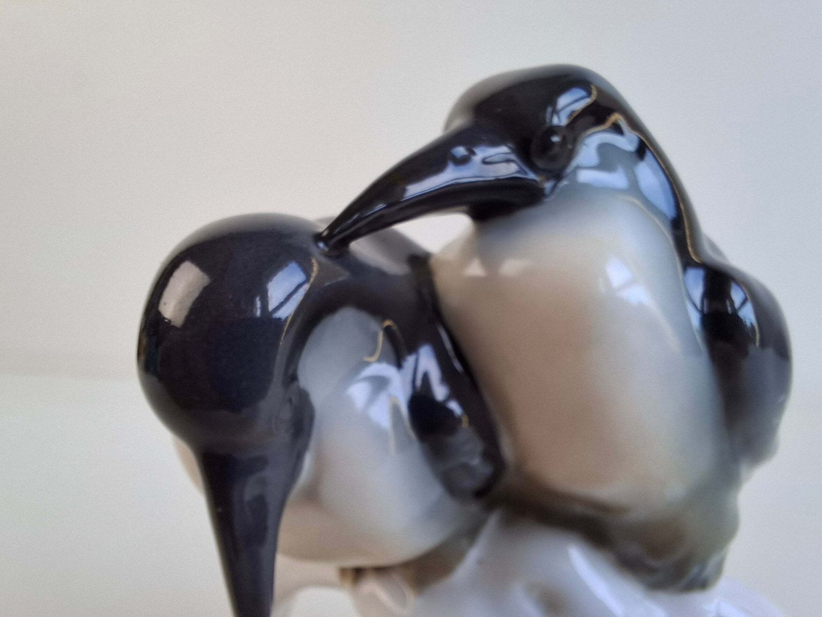 Art Deco Czech Porcelain Penguin Figurine By Pfeiffer & Löwenstein, Circa 1930 photo for sale